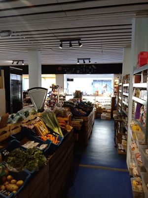 Fresh produce inside at Mimint Bio Market in Arnhem