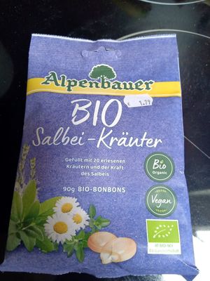 Sage candies at Mimint Bio Market in Arnhem