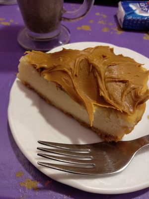 Cheesecake at Malvy's Shakes in Madrid
