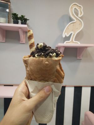 my tayiaki at Malvy's Shakes in Madrid