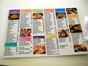 menu at Angan in Biratnagar