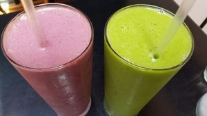 smoothies at Gathered Kitchen in Glebe