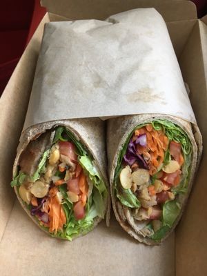 Chickpea wrap at Gathered Kitchen in Glebe