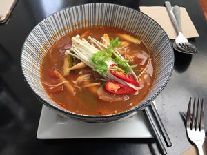 Tom Yum Soup at Gathered Kitchen in Glebe