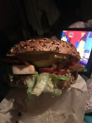 Bagel blt  at Gathered Kitchen in Glebe