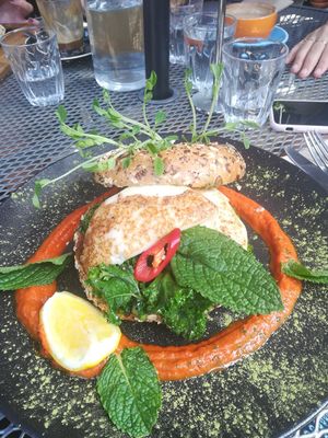 Valoumi stack - amazing!! at Gathered Kitchen in Glebe