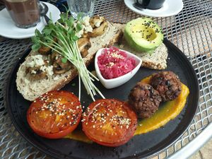 Breakfast at viffanys at Gathered Kitchen in Glebe