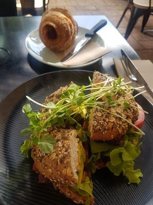 Bagel at Gathered Kitchen in Glebe