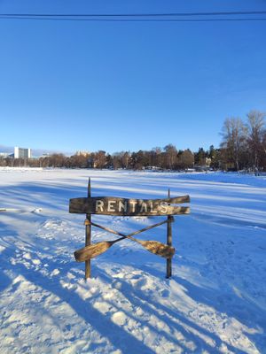 Outside in winter at Regatta in Helsinki