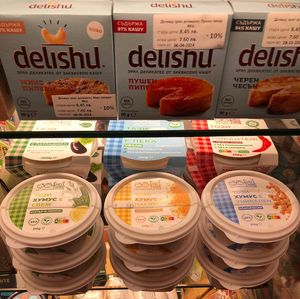 Cheeses and spreads  at Zoya Shop 2 in Sofia