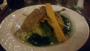 vegan plate at La Chaufferie in Paris