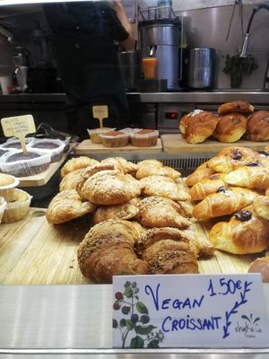 Vegan croissants at Shake Cafe - Del Corso in Florence