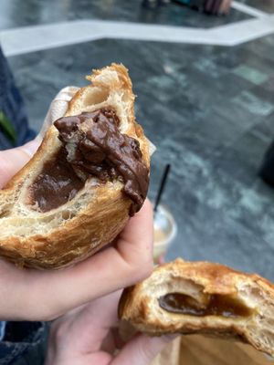 Vegan chocolate filled croissant  at Shake Cafe - Del Corso in Florence