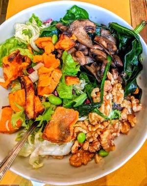Sweet Potato Salad at Shake Cafe - Del Corso in Florence