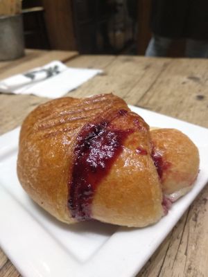 croissant with Berries at Shake Cafe - Del Corso in Florence