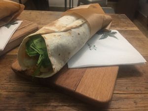 Vegan wrap (with avocado) at Shake Cafe - Del Corso in Florence