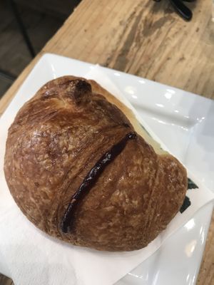 Vegan Berry jam filled croissant!  at Shake Cafe - Del Corso in Florence