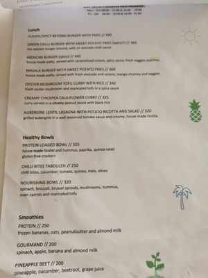 Menu 3 at Eat With Fingers Restaurant Mauritius in Grand Baie