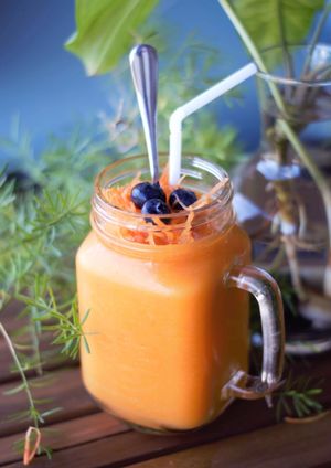 Smoothie at Eat With Fingers Restaurant Mauritius in Grand Baie