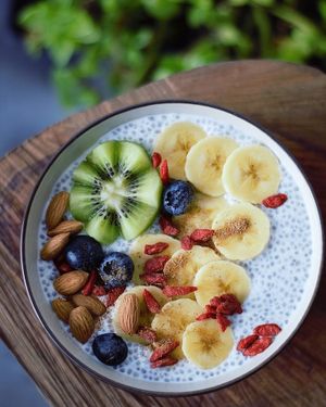 Chia Pudding at Eat With Fingers Restaurant Mauritius in Grand Baie