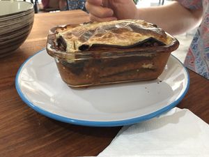 Lasagne at Eat With Fingers Restaurant Mauritius in Grand Baie