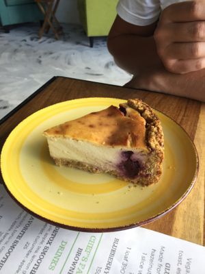 Cheesecake  at Eat With Fingers Restaurant Mauritius in Grand Baie