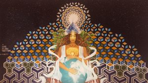 Wall Art  at SpaceOut in Dharamkot