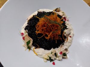 Riso Nero at Olivia Natural Bistrot in Siracusa