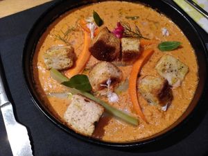 Gazpacho at Olivia Natural Bistrot in Siracusa