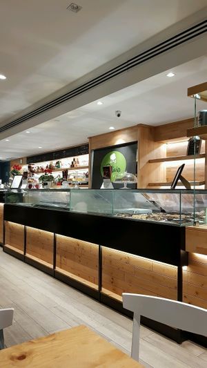 view from inside  at Olivia Natural Bistrot in Siracusa