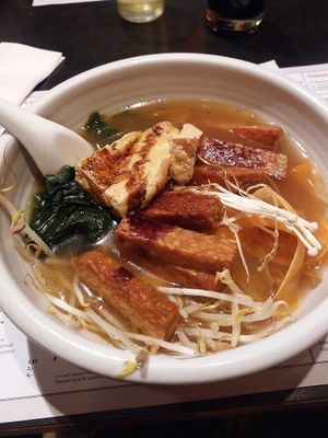 ramen with extra tempeh at MoschMosch in Mannheim