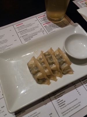 vegan gyoza at MoschMosch in Mannheim