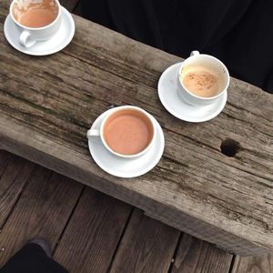 Chai latte - ask to get it with oat-milk instead of milk. at Sticks N Sushi in Rungsted