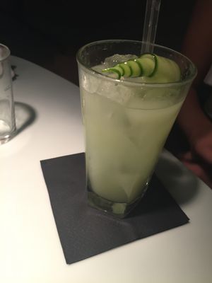 Cucumber cocktail at Sticks N Sushi in Rungsted