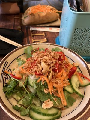 Noodle salade met tofu   at Kimmade in Utrecht
