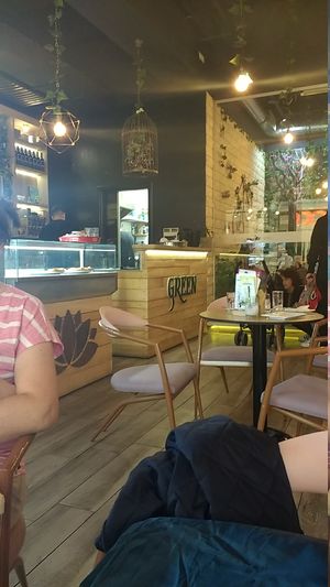 Main bar at Green Caffe in Split