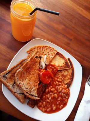 Vegan Breakfast at Grassroots Cafe in Glasgow