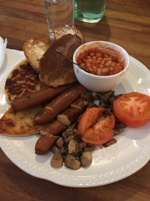 Vegan Breakfast at Grassroots Cafe in Glasgow