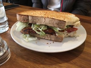 Vegan BLT at Grassroots Cafe in Glasgow