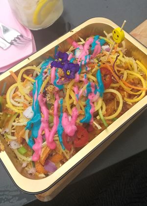 Loaded fries at Botanique in Hasselt