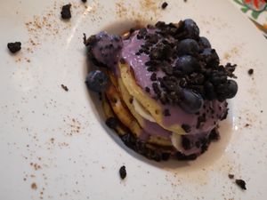 Vegan pancakes at Botanique in Hasselt