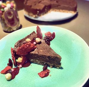 Dessert ";happy ending"; #vegan at Botanique in Hasselt