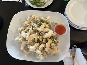 Faux calamari   at Pho Fresh in Rancho Cordova