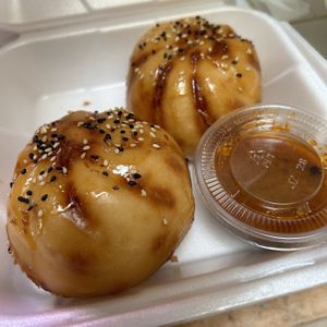 Sexy Honay Bao with spicy dipping sauce.   at Pho Fresh in Rancho Cordova