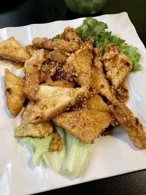 Tofu Starter - Sweet and Spicy - YUM! 😋   at Pho Fresh in Rancho Cordova