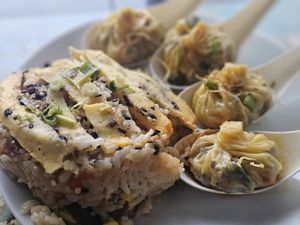 Sacramento Vegan Chef Challenge 2024: Steamed Chili Dumpling with Savory Sticky Rice at Pho Fresh in Rancho Cordova
