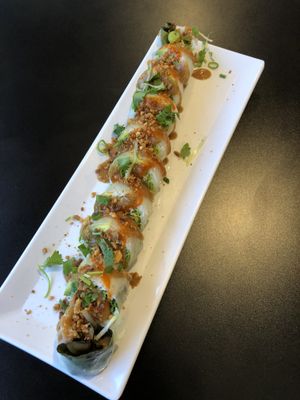 Vegan roll at Pho Fresh in Rancho Cordova
