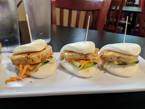 Tofu belly bao. Also recommend vegan chicken bao at Pho Fresh in Rancho Cordova