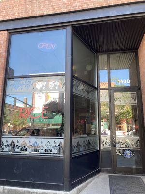 Front door!  at Rice Fine Thai Cuisine in Bozeman