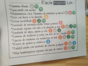 Carta at Fusiona Gastrobar in Merida